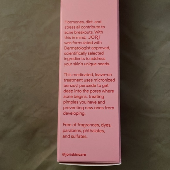 JORI - Daily Leave-On Acne Treatment Mask NWOT - Picture 3 of 6